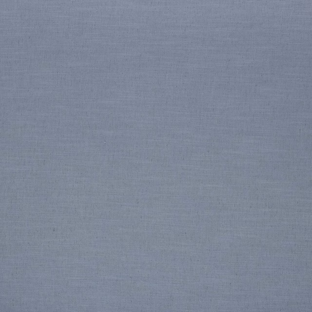 Pale sky-blue plain woven fabric with fine linen texture