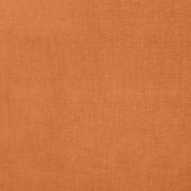 Plain warm clementine orange fabric with fine woven texture