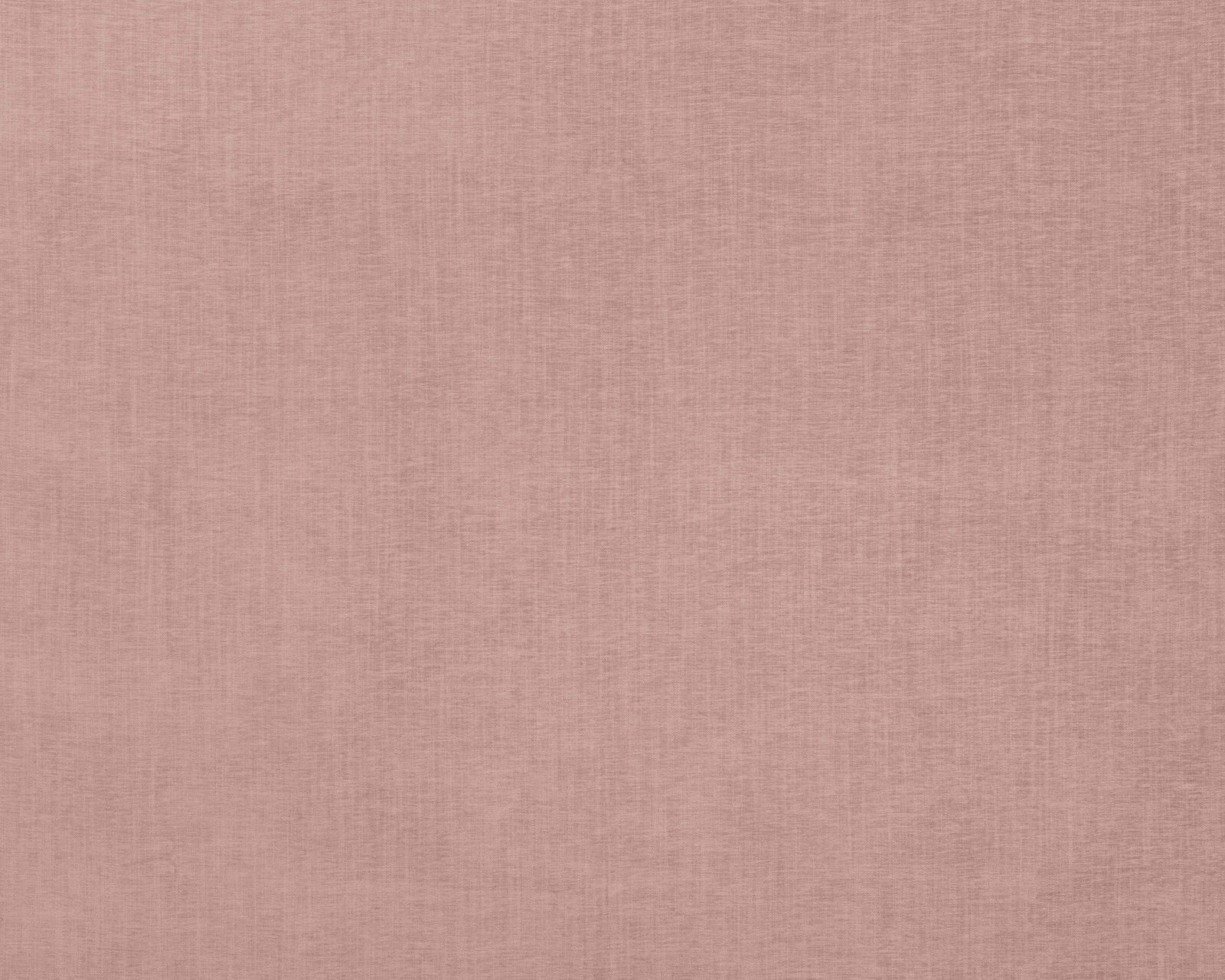 Soft dusty coral plain woven fabric with a fine linen-like texture