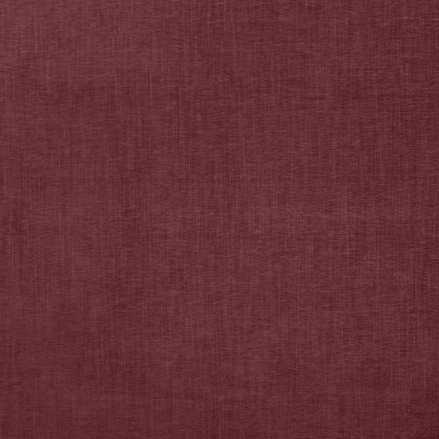 Deep cranberry red plain weave fabric with a fine textured surface