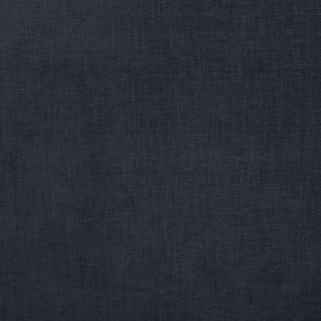 Dark ink navy plain woven fabric swatch with fine subtle texture