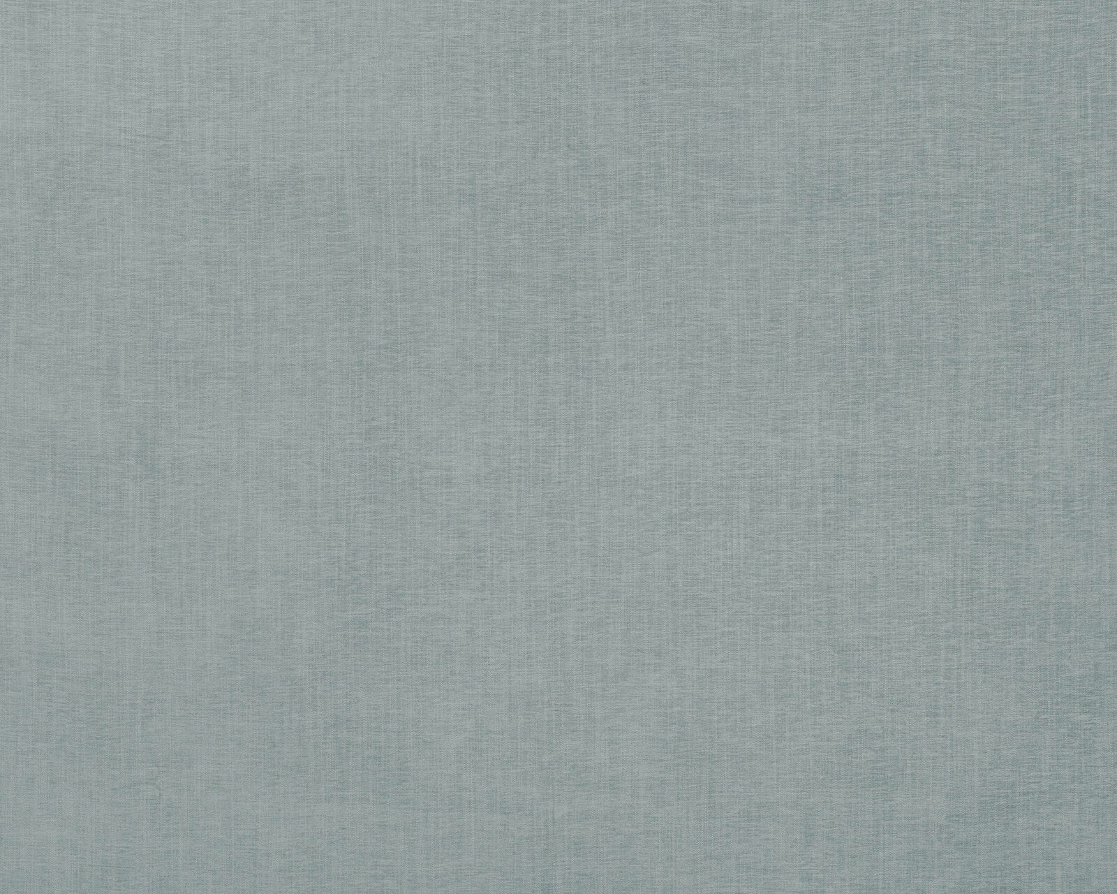 Soft mineral blue plain woven fabric with fine, even texture
