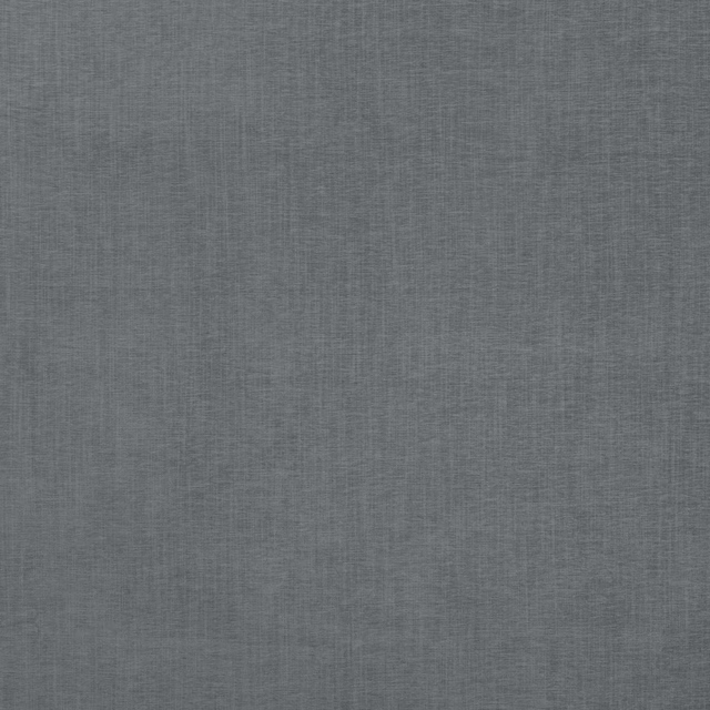 Close-up of a cool slate grey plain woven fabric with fine texture