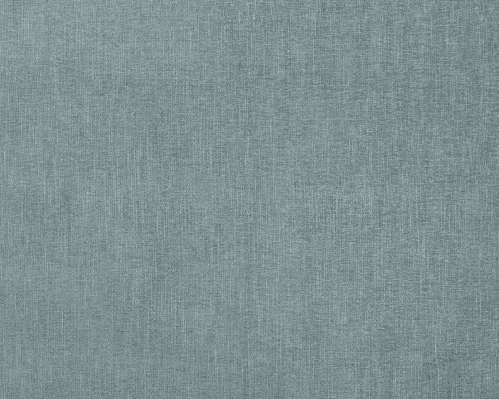 Soft spa-blue plain woven fabric swatch with fine linen-like texture