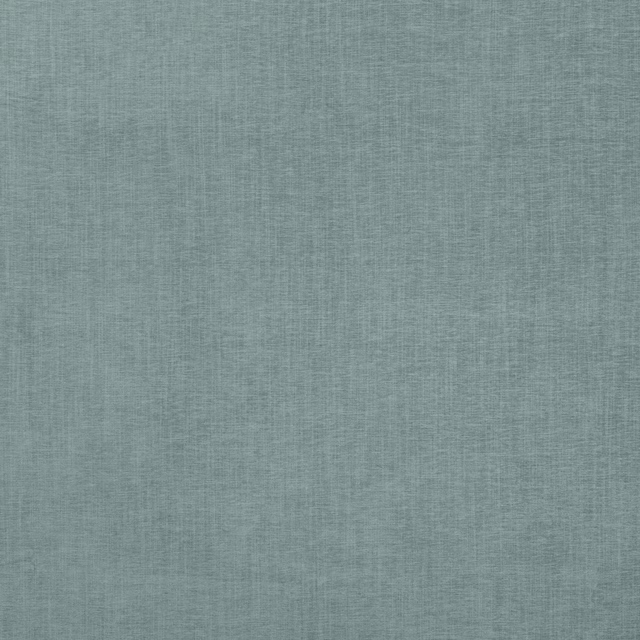 Soft spa-blue plain woven fabric swatch with fine linen-like texture