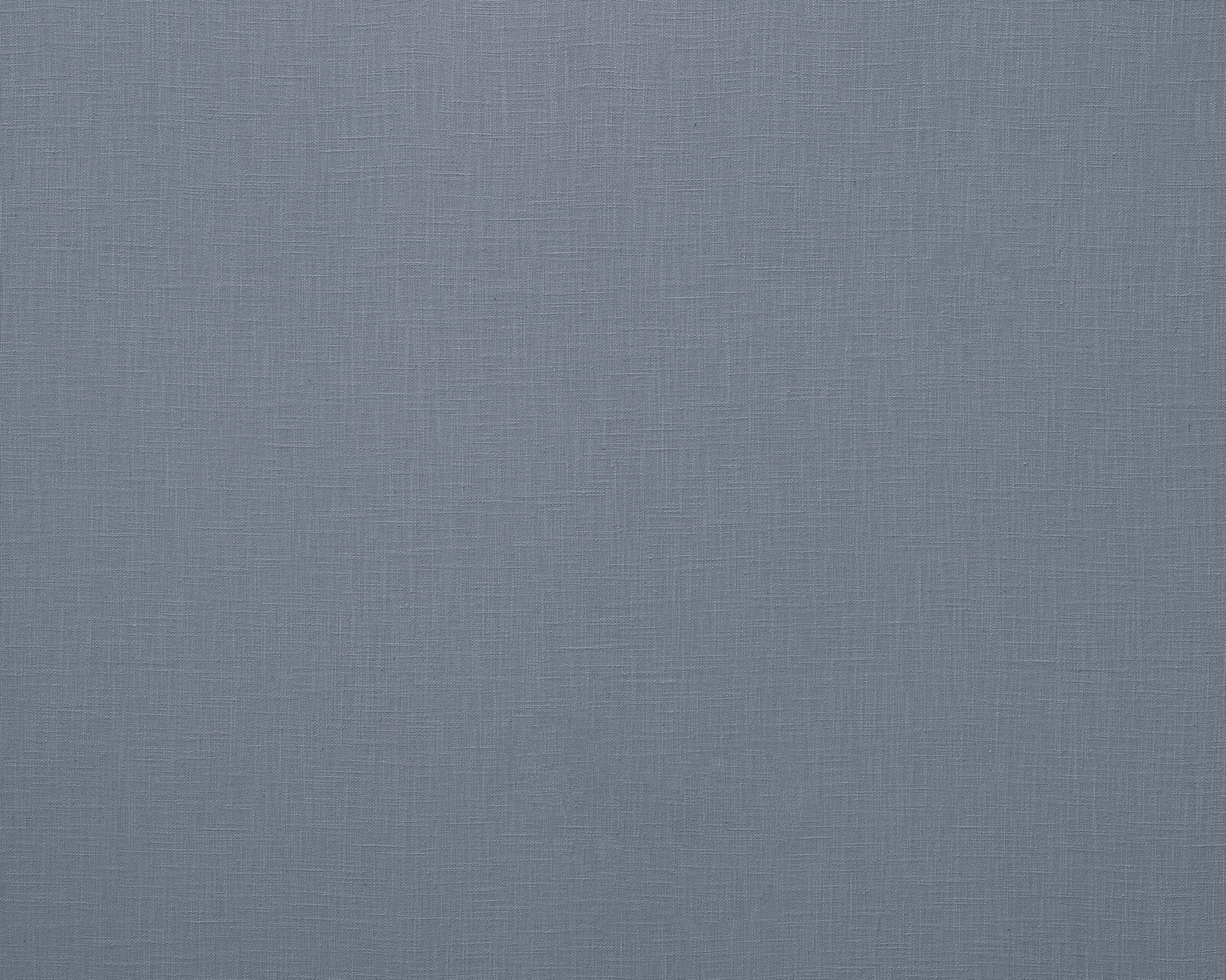 Soft muted blue plain weave fabric with fine linen texture