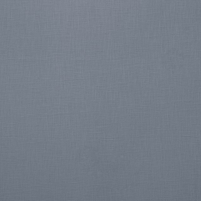 Soft muted blue plain weave fabric with fine linen texture