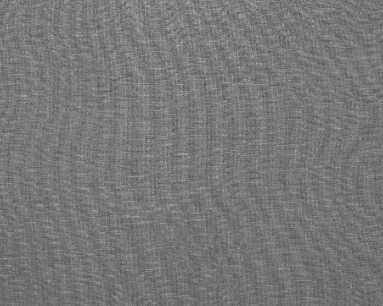 Soft mid-grey plain woven fabric with a fine linen-like texture