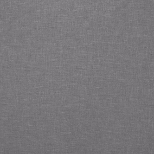 Soft mid-grey plain woven fabric with a fine linen-like texture