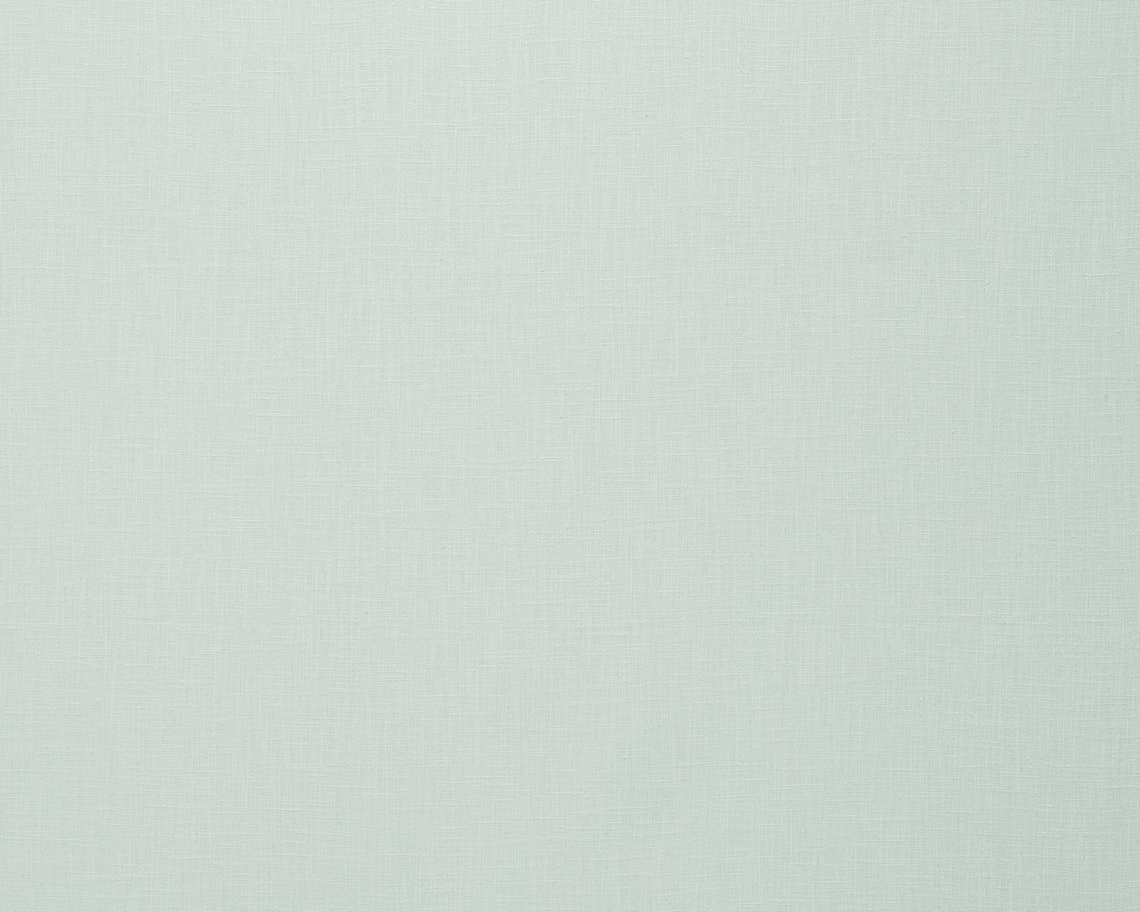 Pale mineral mint plain weave fabric with fine linen texture