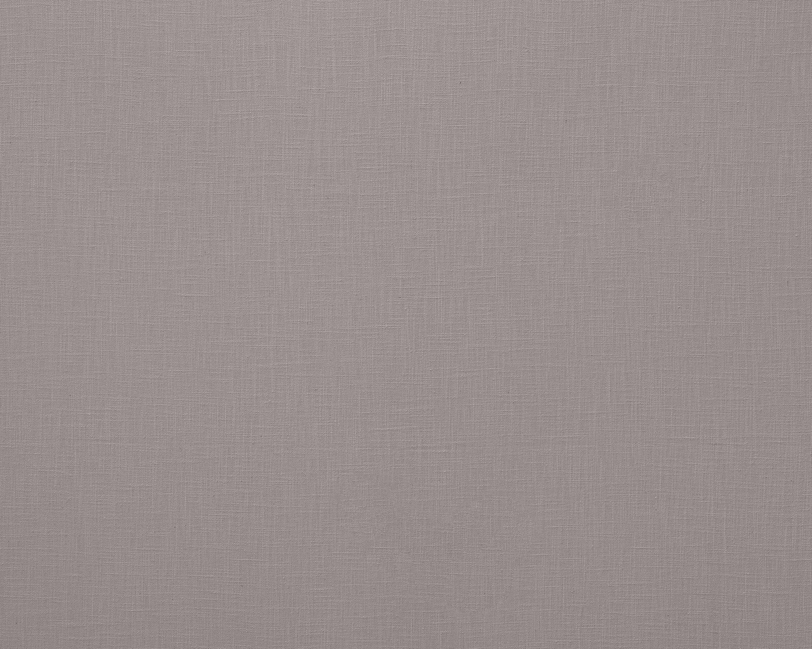Soft mushroom taupe plain linen-blend fabric with a fine woven texture