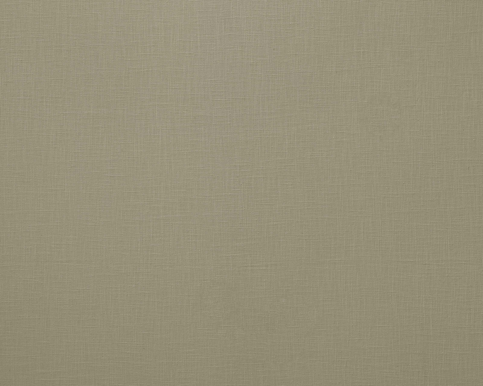 Muted olive plain weave fabric with a fine linen texture