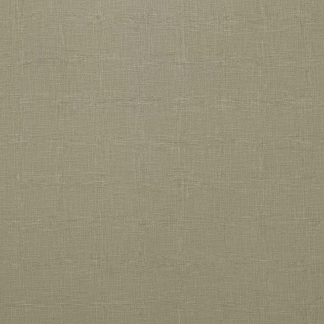 Muted olive plain weave fabric with a fine linen texture