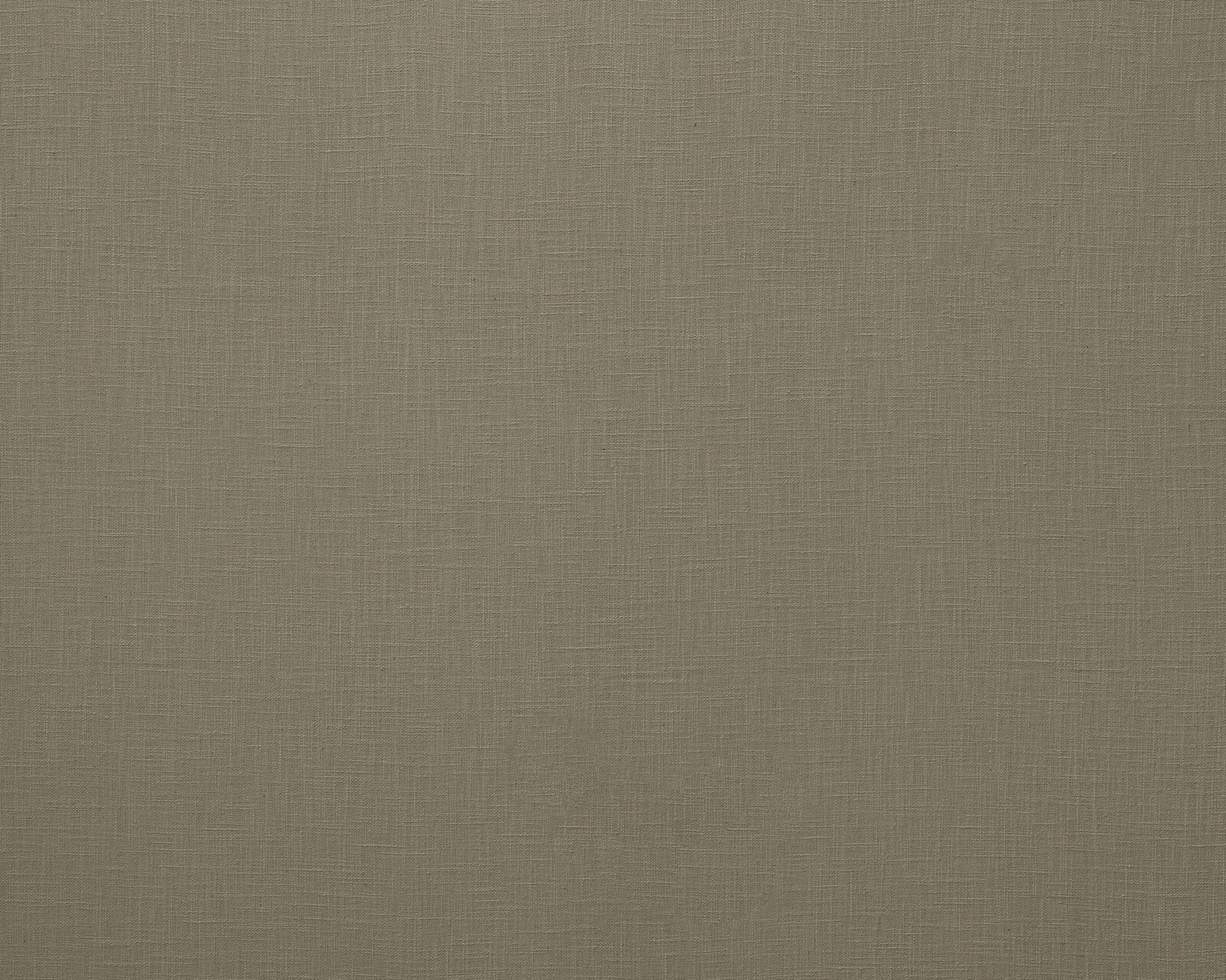Muted taupe plain fabric with a fine natural linen weave