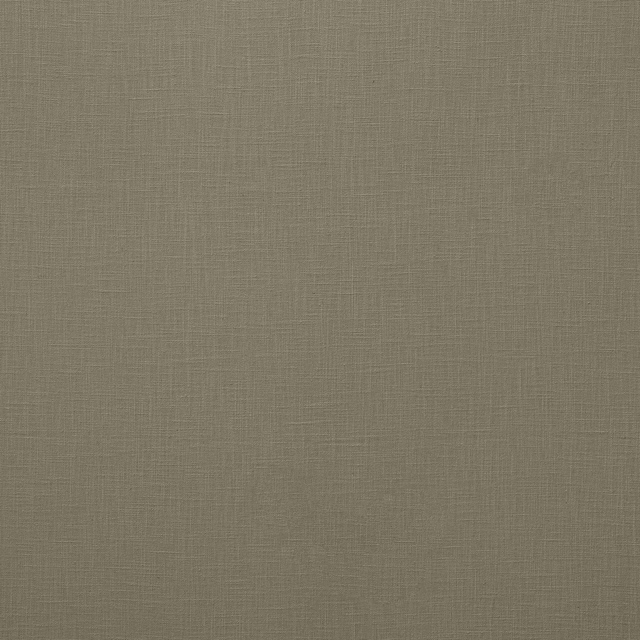 Muted taupe plain fabric with a fine natural linen weave