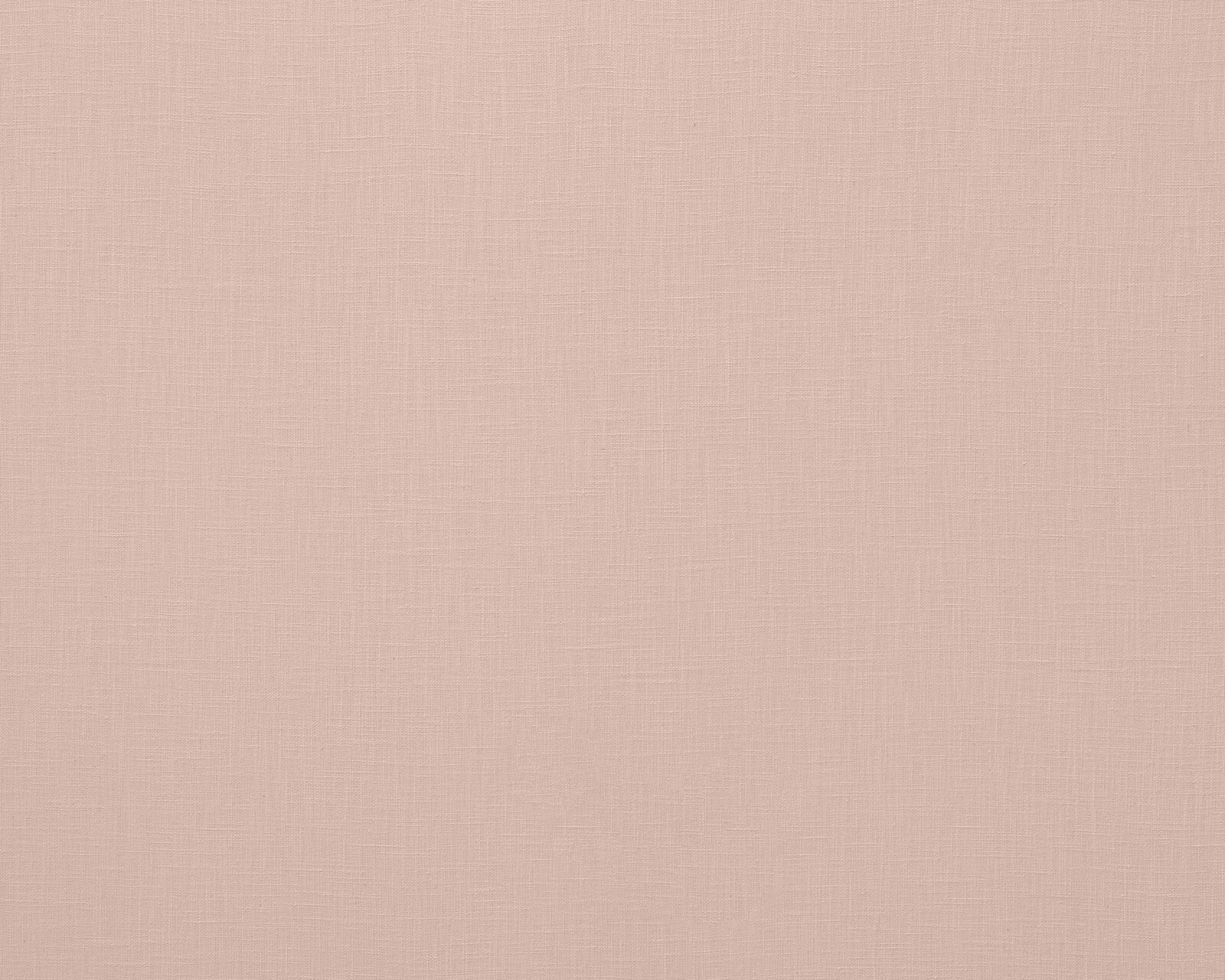 Soft plaster pink plain woven fabric with a fine linen texture