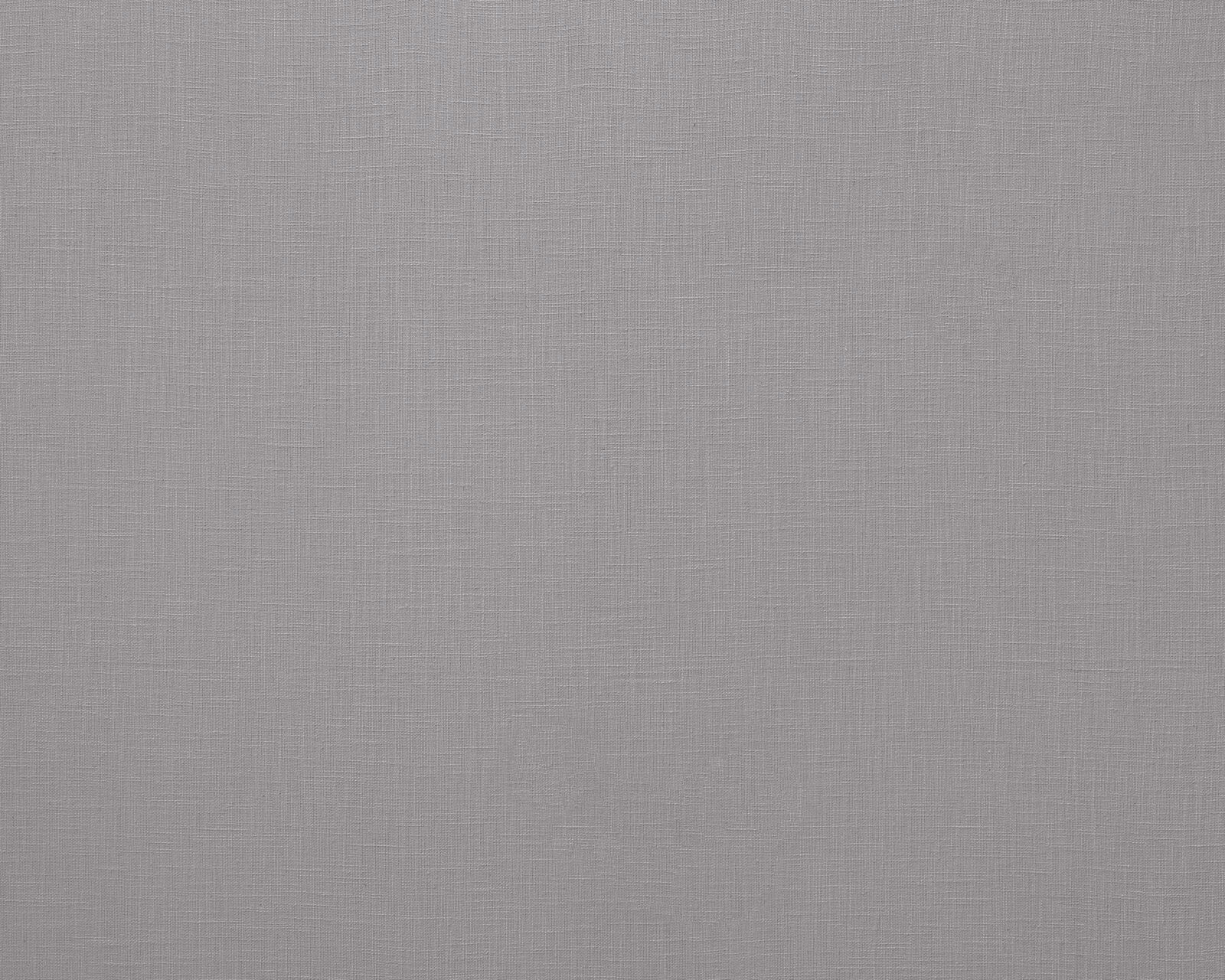 Close-up of a soft silver-grey plain woven fabric with fine linen texture