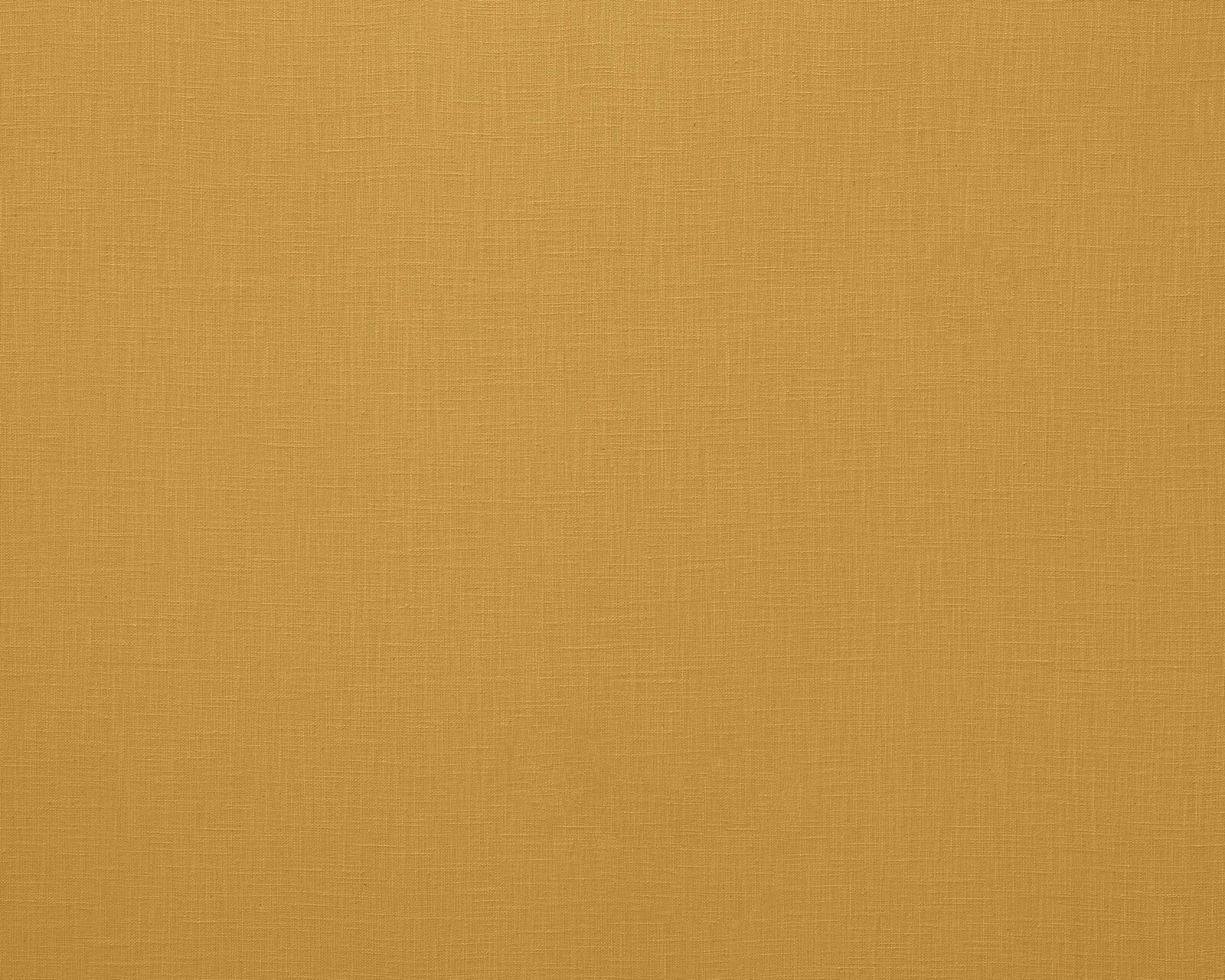 Plain sunflower-gold woven fabric with fine linen-like texture