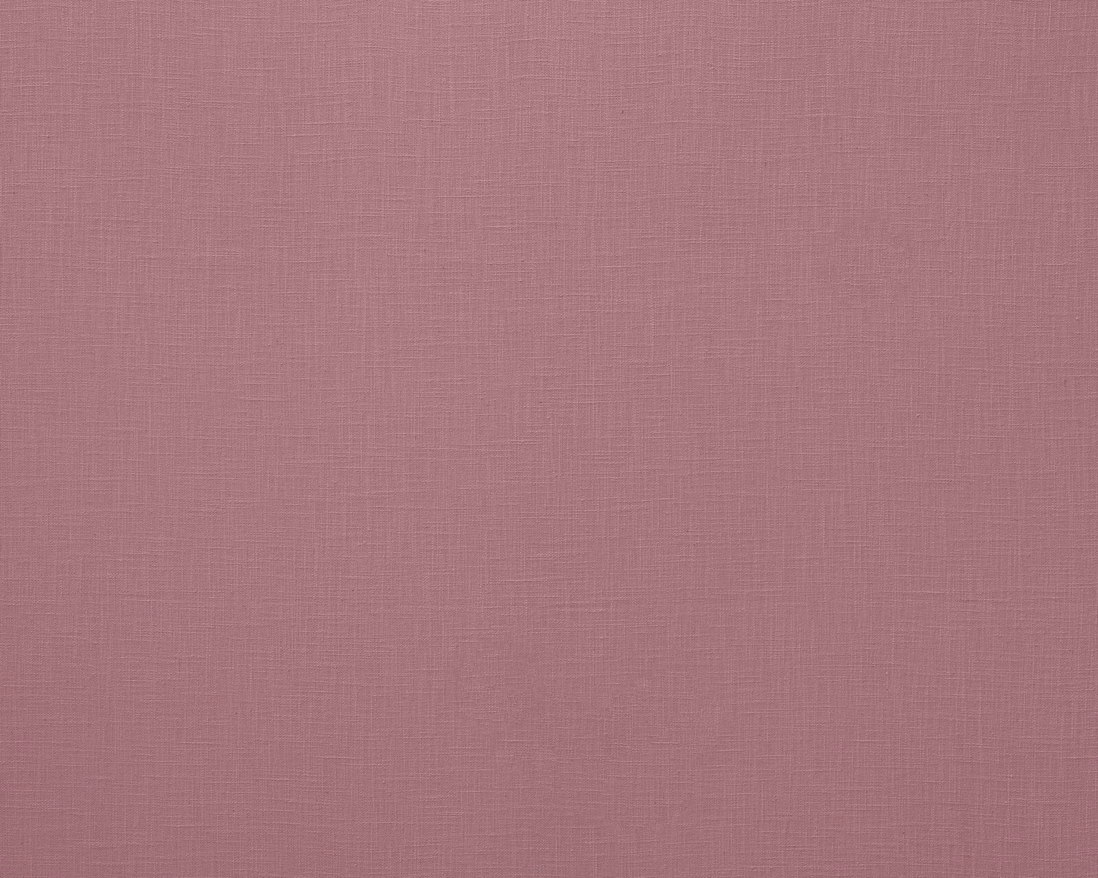 Dusty rose plain woven fabric with a fine natural linen texture
