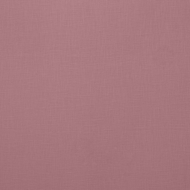 Dusty rose plain woven fabric with a fine natural linen texture