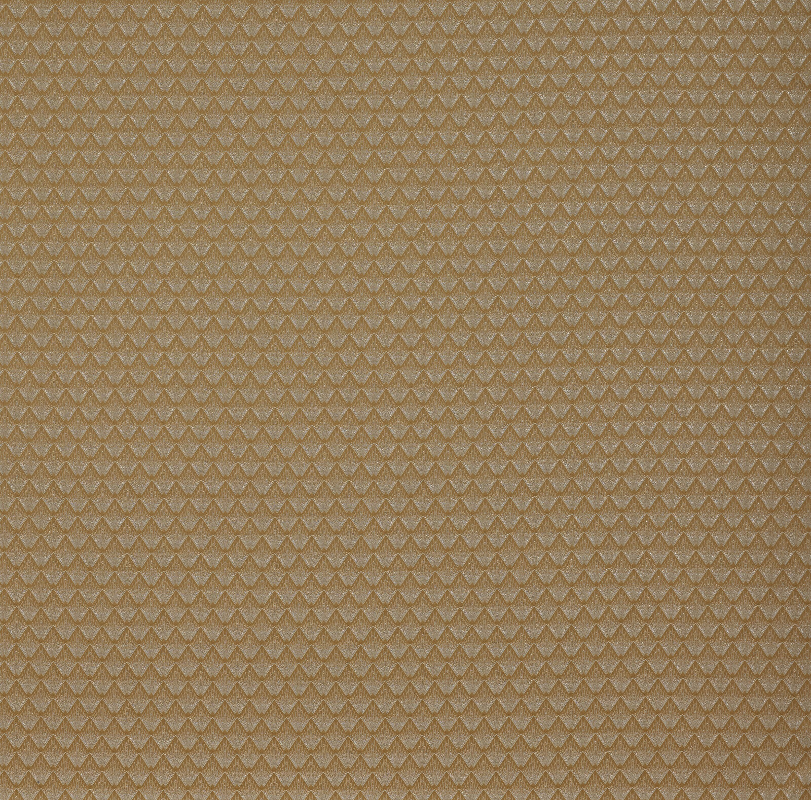 Bronze-gold geometric fabric with a small diamond weave texture
