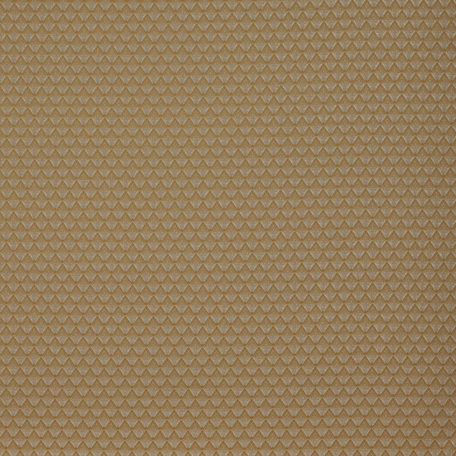 Bronze-gold geometric fabric with a small diamond weave texture