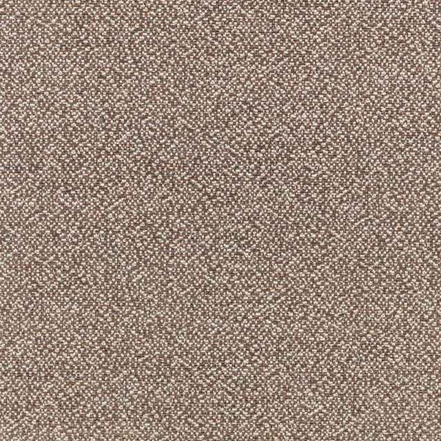Close-up of warm bronze-brown weave with dense pale flecks and nubby texture