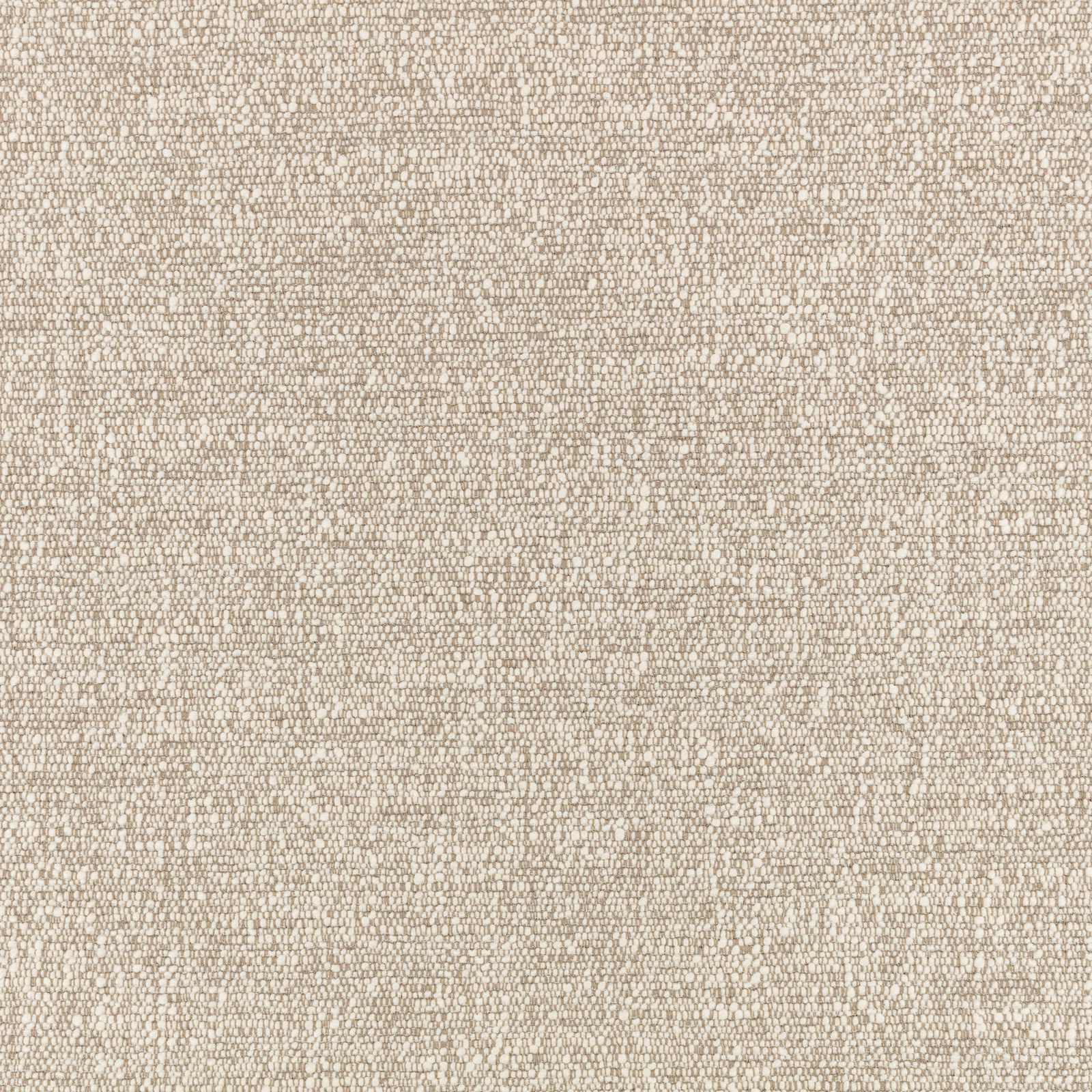 Warm taupe-beige fabric with dense irregular pebble-like woven texture