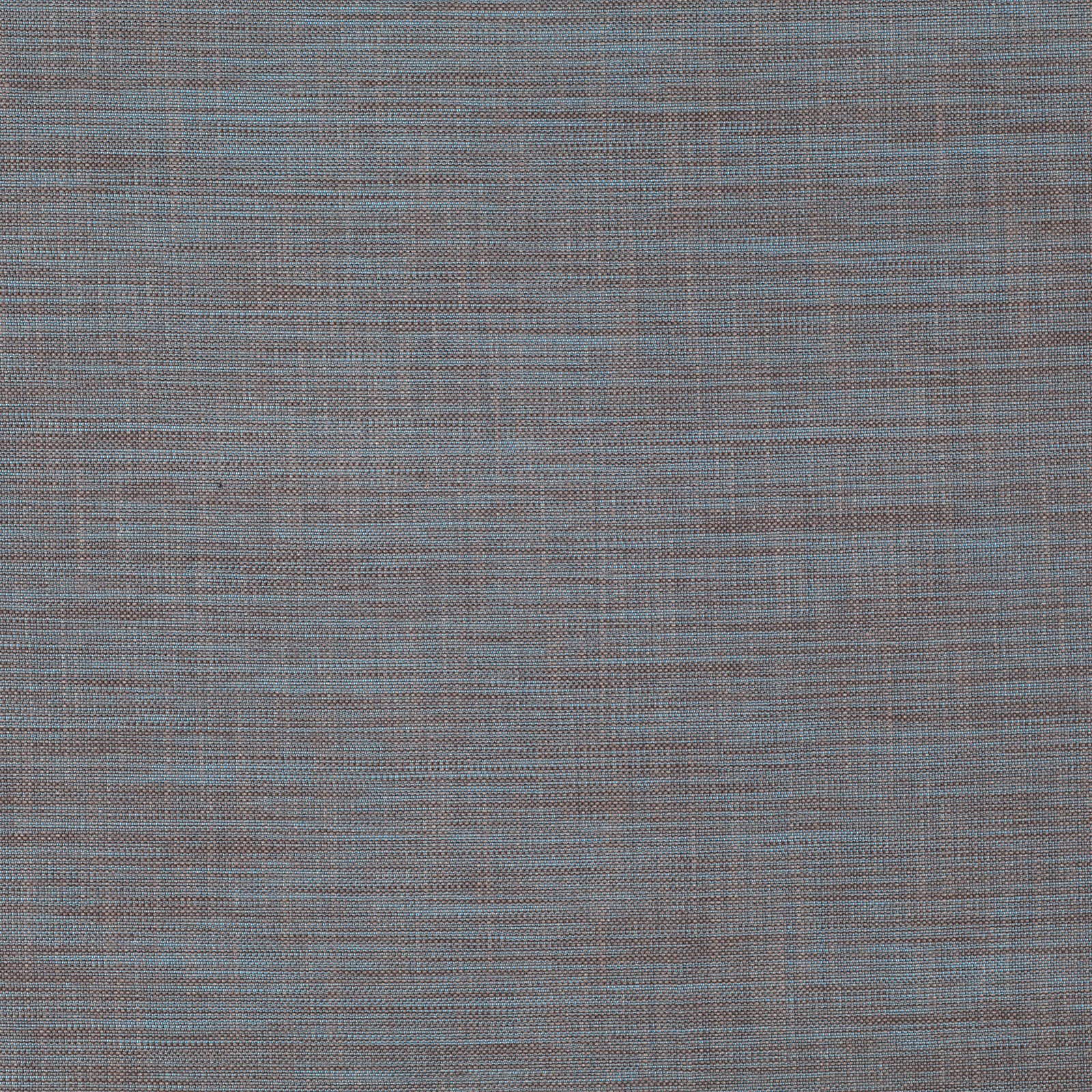 Close-up of Riley Moroccan Blue showing blue-grey crosshatch weave with taupe flecks