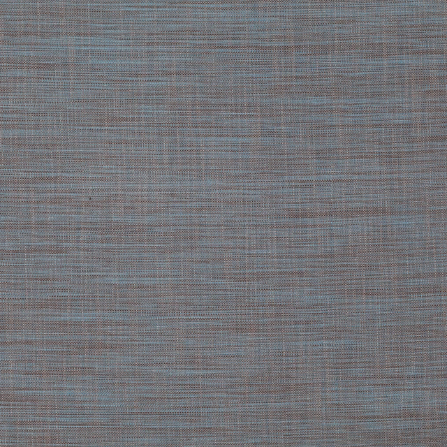 Close-up of Riley Moroccan Blue showing blue-grey crosshatch weave with taupe flecks