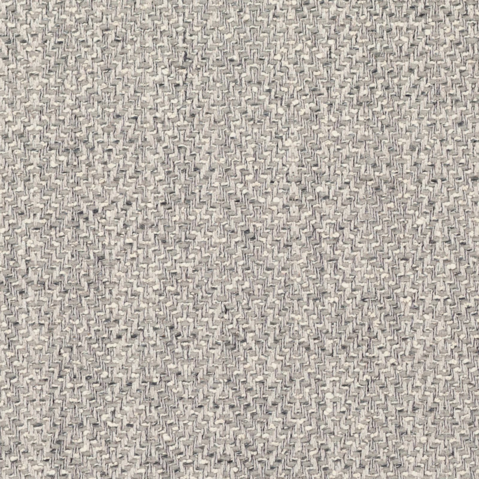 Light White Pepper textile with fine grey herringbone and softly flecked weave