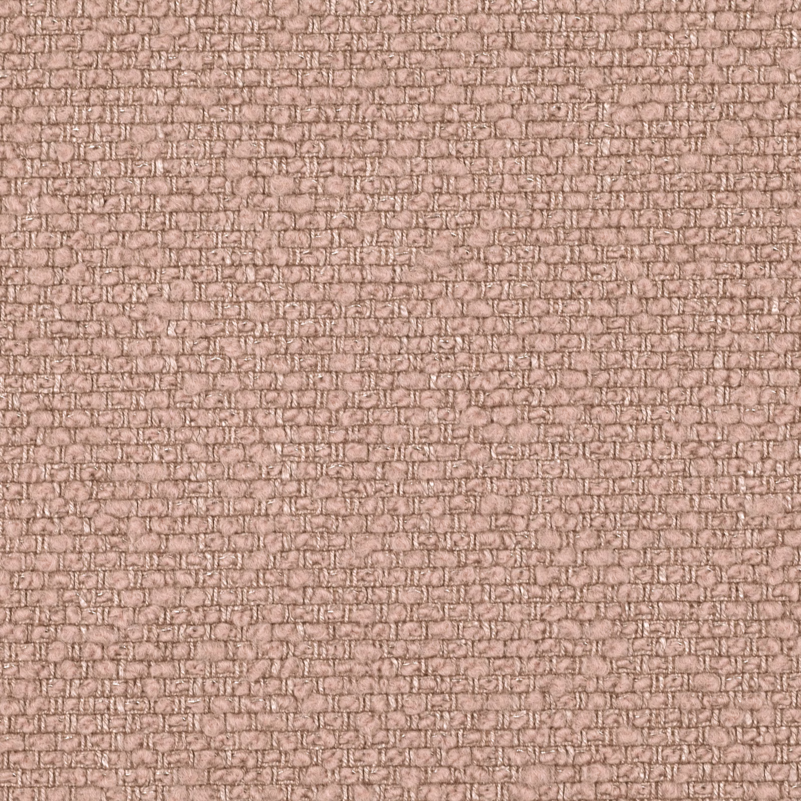 Dusty rose pink textile with a dense, small-scale irregular woven texture