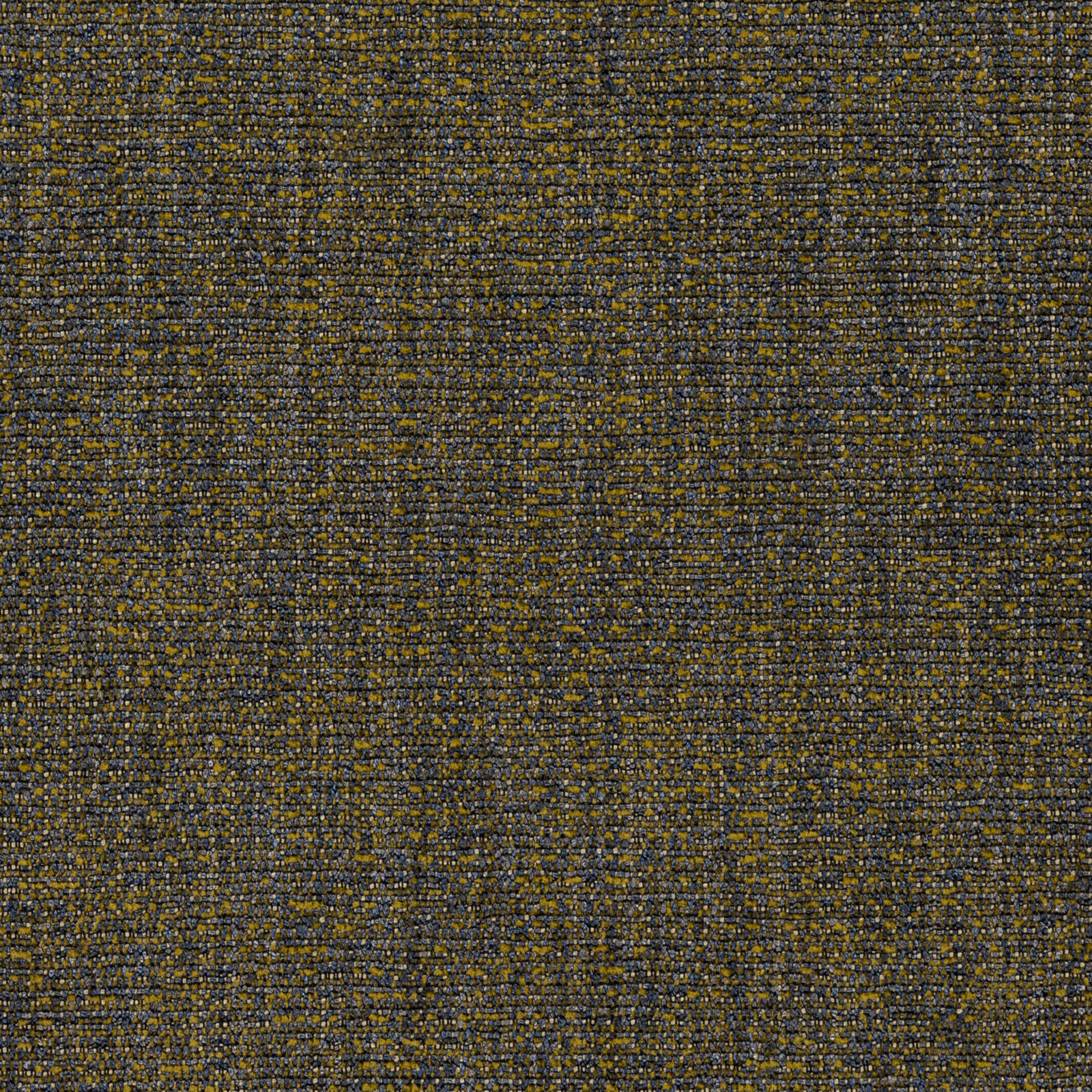 Dark olive-mustard woven surface with charcoal flecks and fine nubby texture