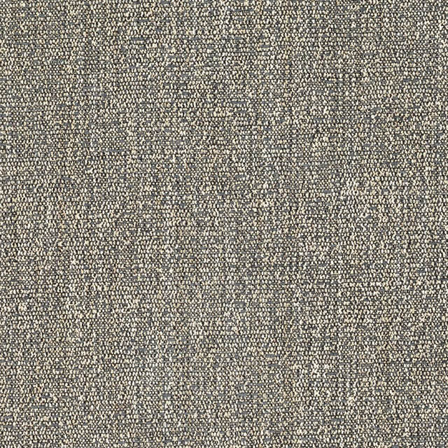 Mottled pewter-grey upholstery weave with tiny ivory and charcoal flecks