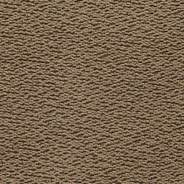 Warm muscovado-brown woven fabric with taupe flecks and chunky horizontal texture