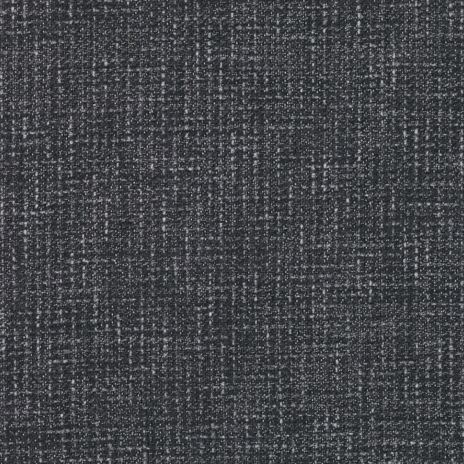 Charcoal-black Ariana Carbon fabric with pale flecks and irregular vertical woven texture