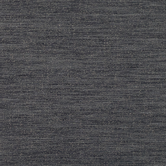 Dark anthracite textile with fine horizontal slub lines and subtle pale flecks