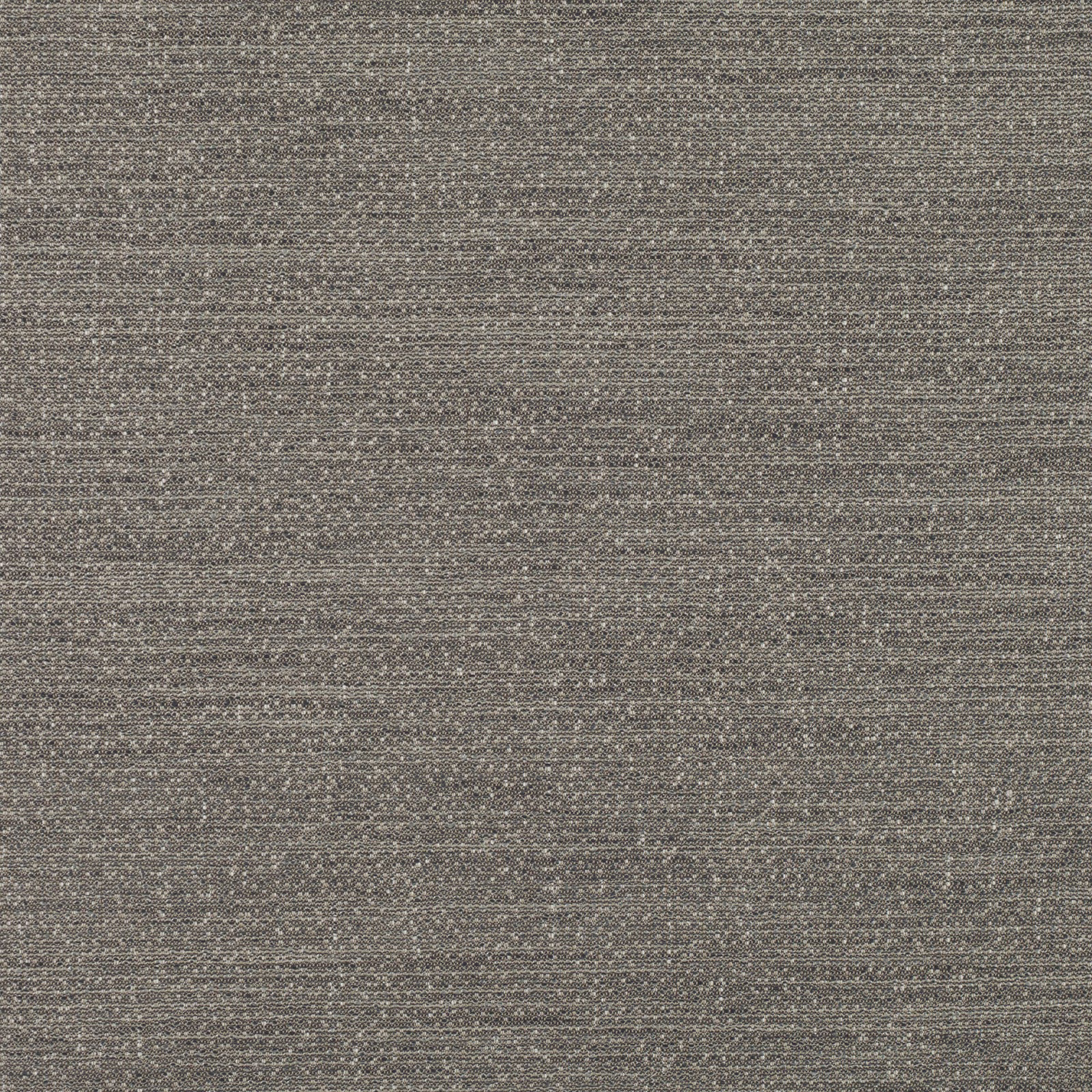 Mottled taupe-grey fabric with fine horizontal woven texture