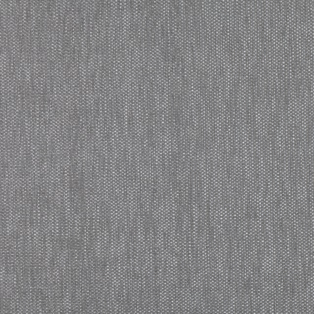 Close-up of cool indium grey fabric with fine flecked woven texture