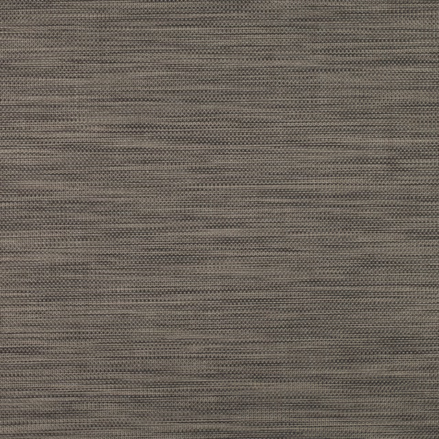 Close-up of muted umber brown fabric with dense fine horizontal woven texture