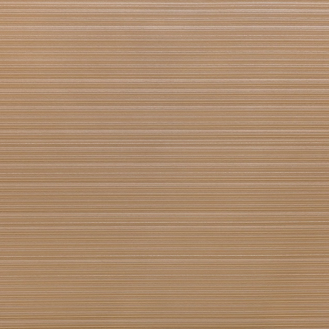Warm rose-gold wallpaper with fine horizontal metallic striations and softly textured surface
