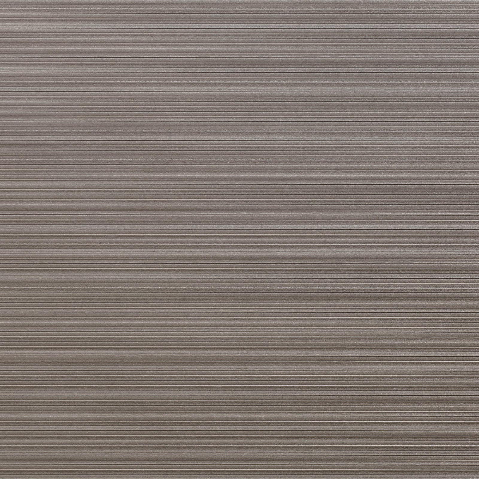Warm grey-taupe wallpaper with fine horizontal striations and layered texture