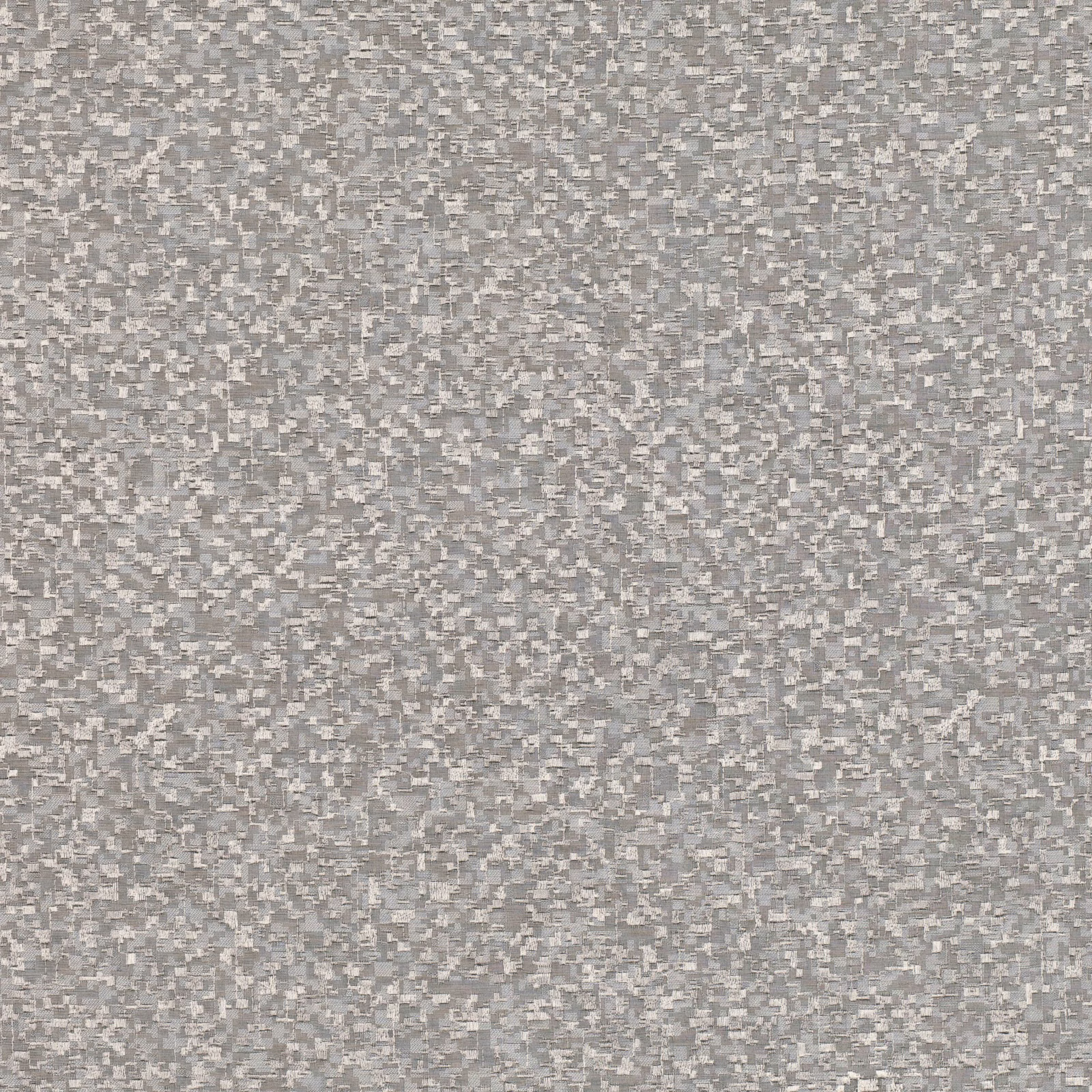 Cool pale grey Arazzo Sonnet textile with dense pixel-like flecks and woven texture