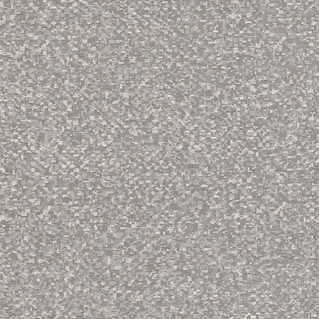 Cool pale grey Arazzo Sonnet textile with dense pixel-like flecks and woven texture