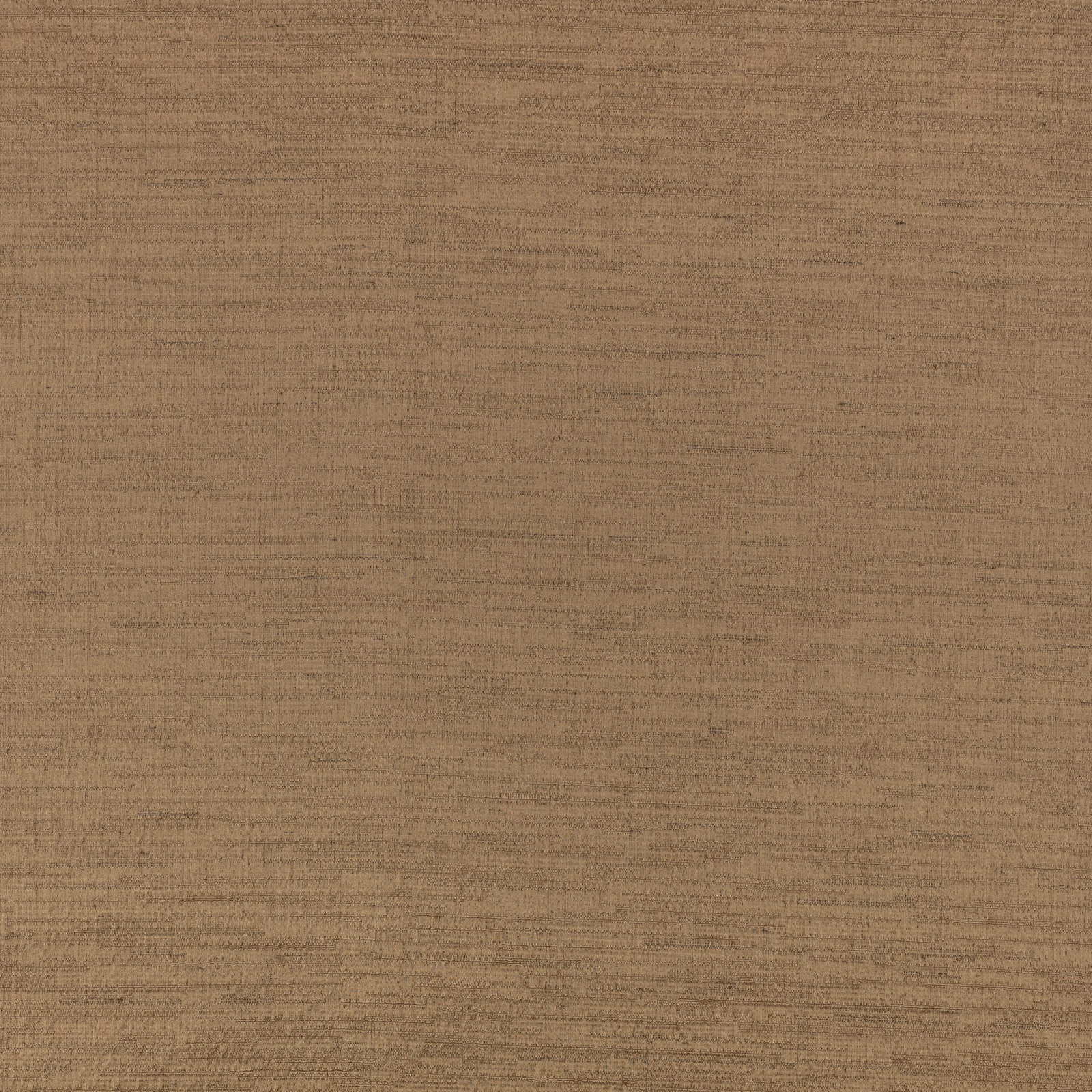 Warm cumin-brown textile with fine horizontal slub lines and subtle tonal variation