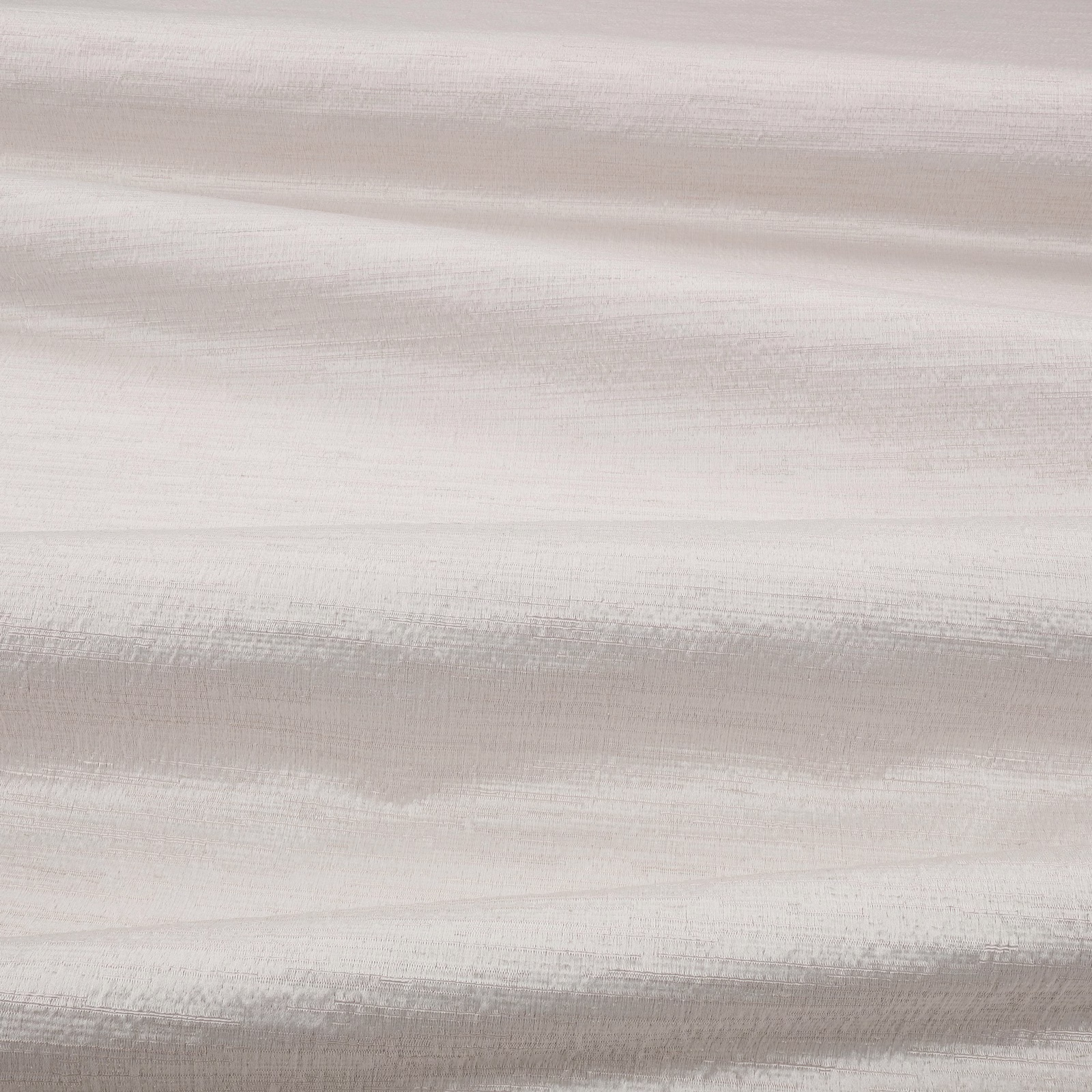 Pale silver-grey fabric with broad horizontal brushed striations and fine woven texture