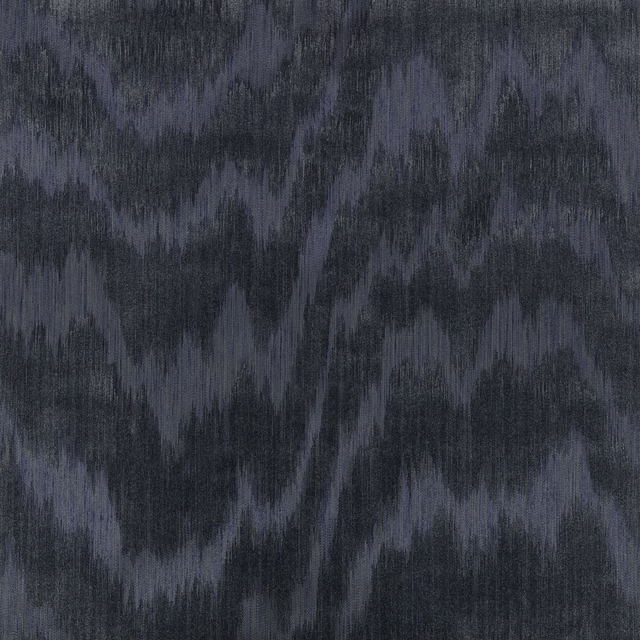 Charcoal wallpaper with smoky slate-grey vertical abstract brush marks and fine striations