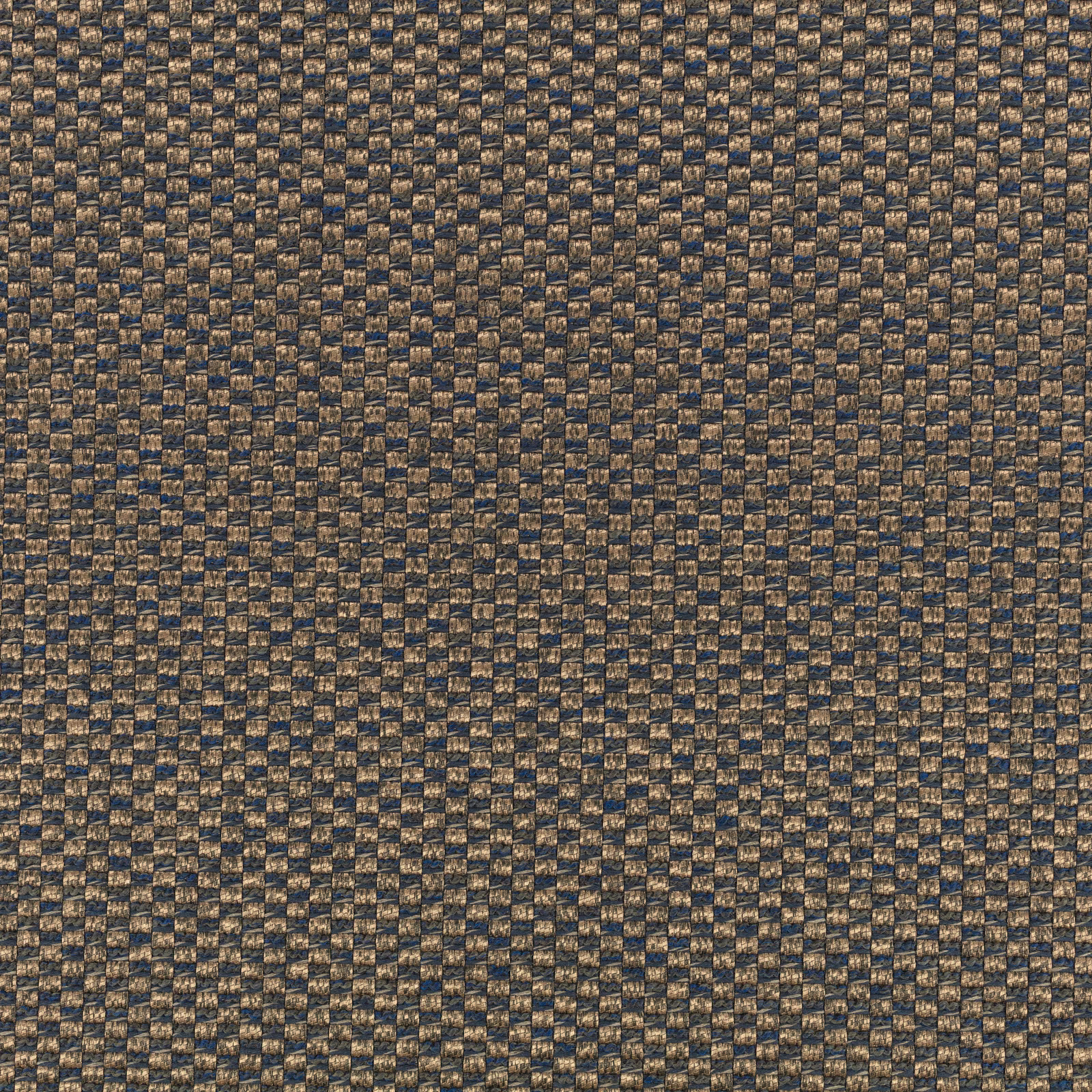Charcoal navy upholstery weave with tiny bronze geometric flecks and raised texture