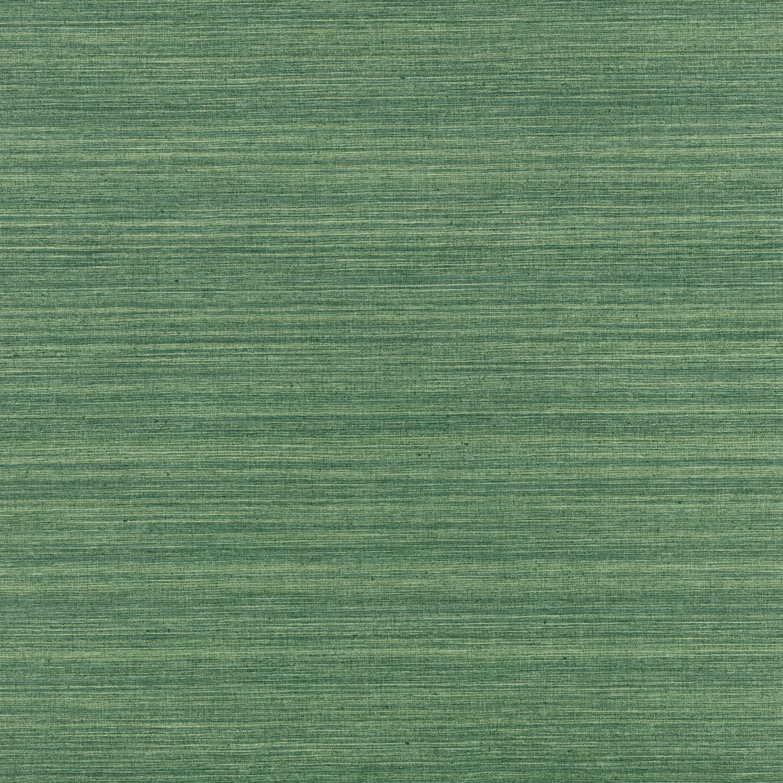Muted malachite green wallpaper with fine, layered horizontal strié lines