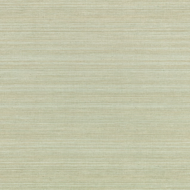 Pale mineral-green wallpaper with fine horizontal striations and subtle brushed texture